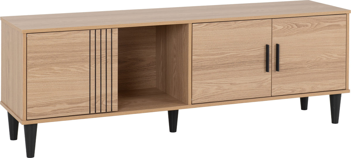 Tessa TV Cabinet - Natural Oak Effect