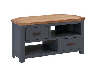 Treviso Midnight Blue Corner TV Unit