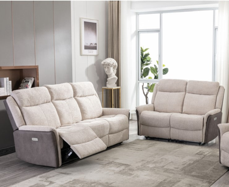 Treyton Fusion 3+2 Suite Electric - Beige