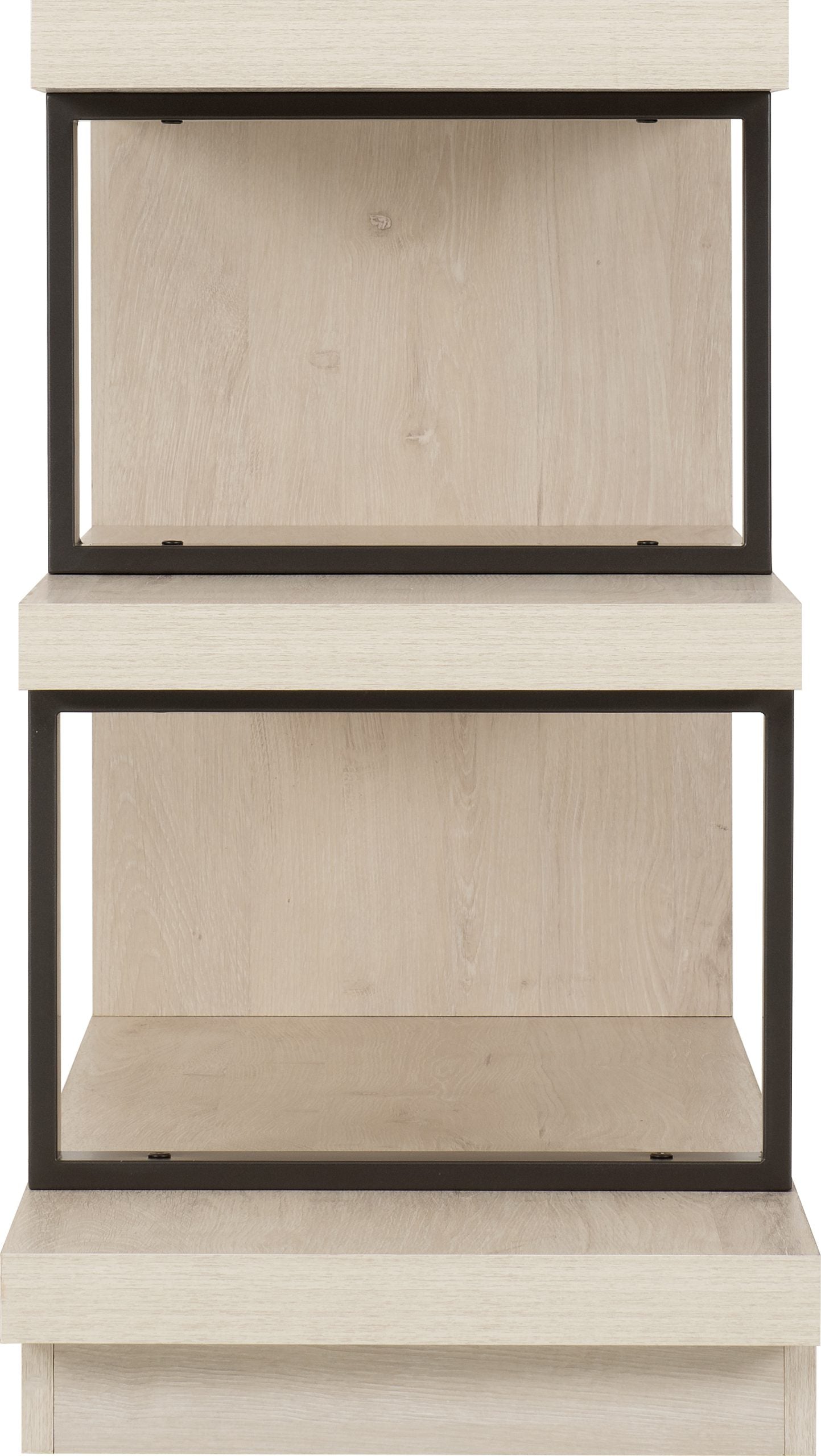 Turin TV Stand - Light Oak Effect/Black