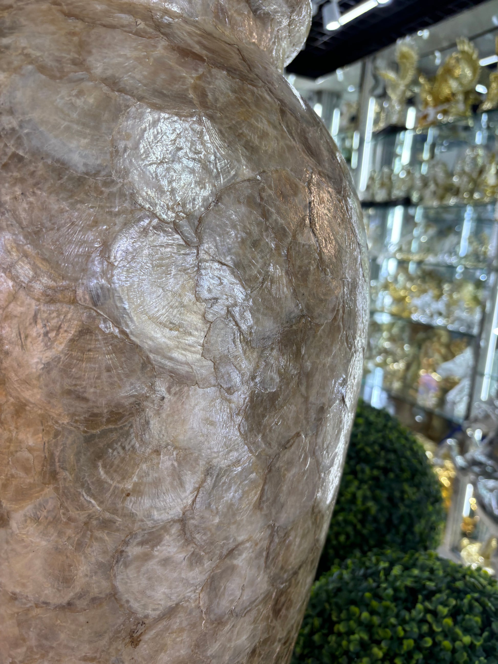 Tall Golden Pearl Vase 90cm