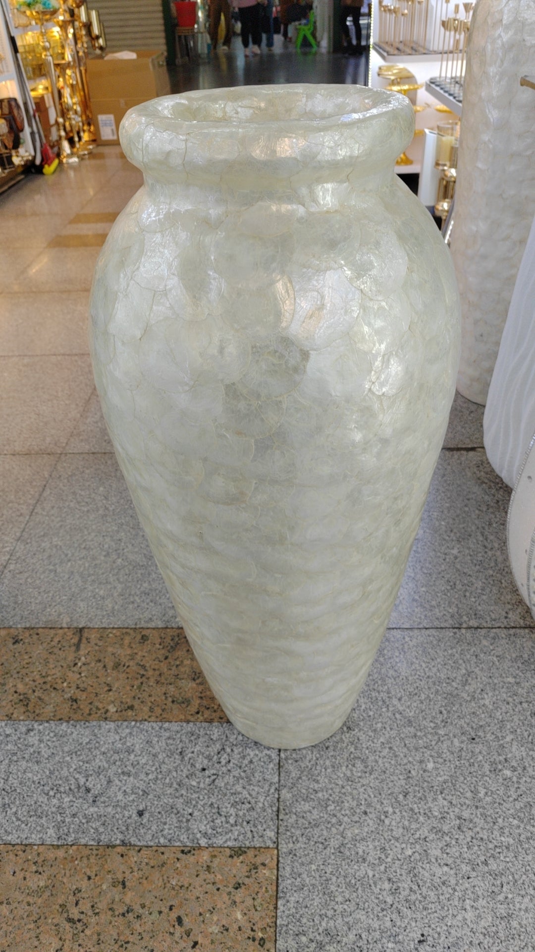 Tall Pearl Vase 90cm