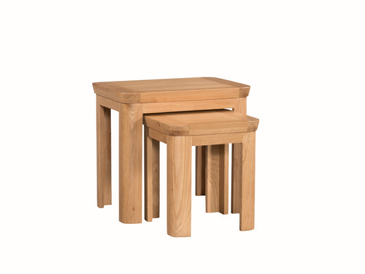 Treviso Nest of 2 Tables - Oak