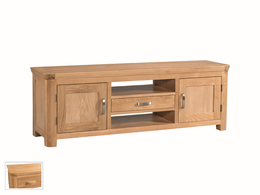 Treviso Wide Oak TV Unit