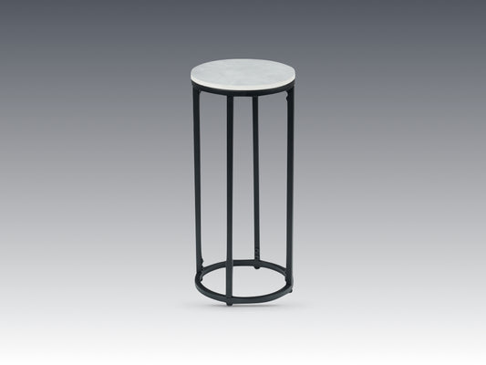 Tribeca Tall Round Lamp Table Grey