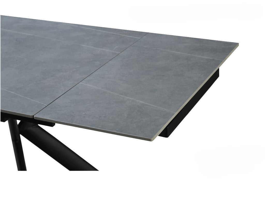 Valantino 160cm Automatic Extension Dining Table - Light Grey