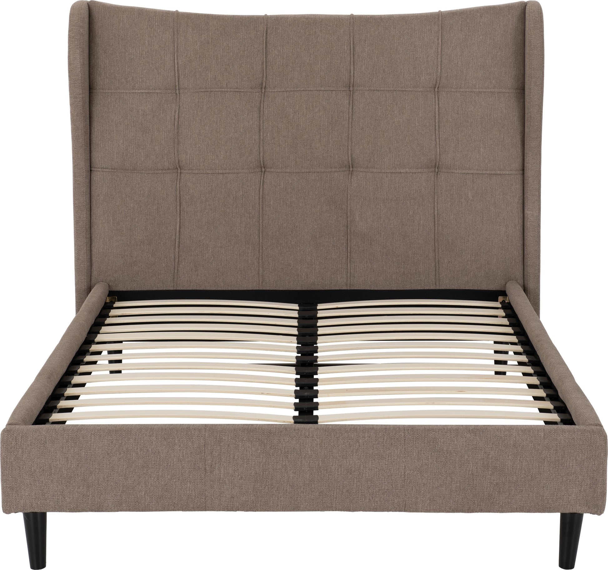Verona 5' Bed - Brown Fabric