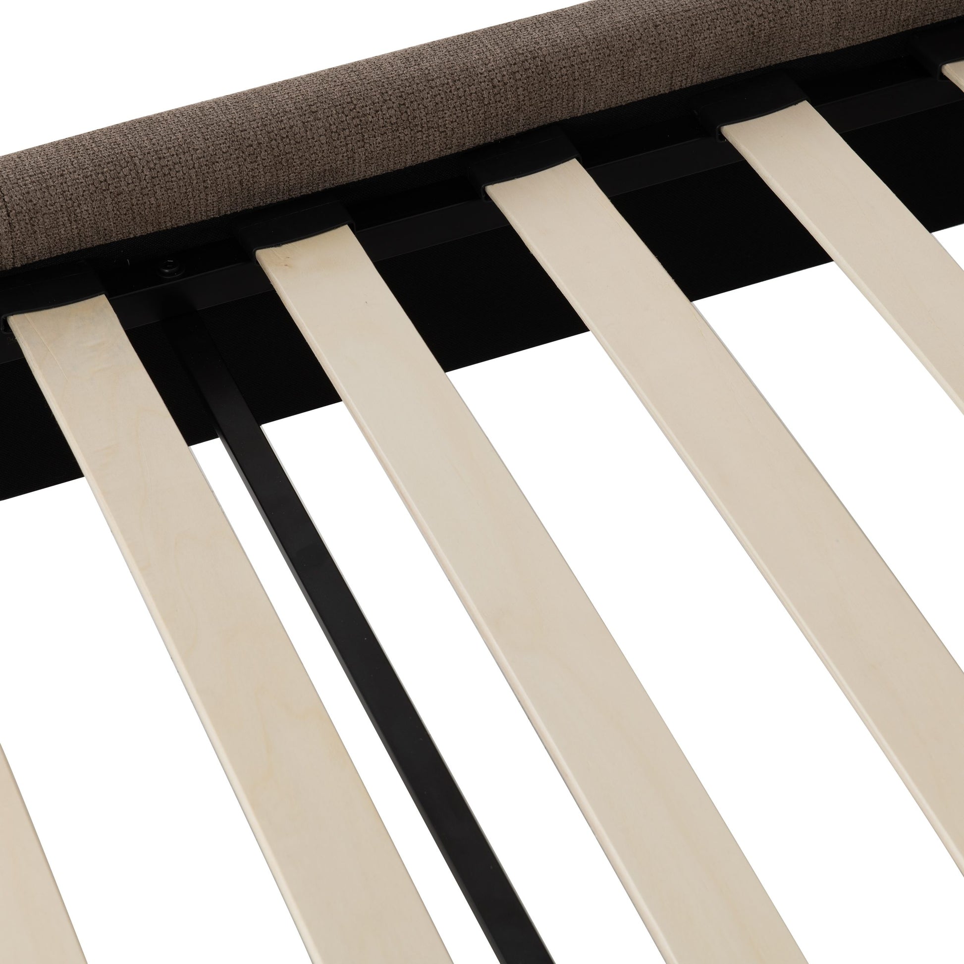 Verona 5' Bed - Brown Fabric
