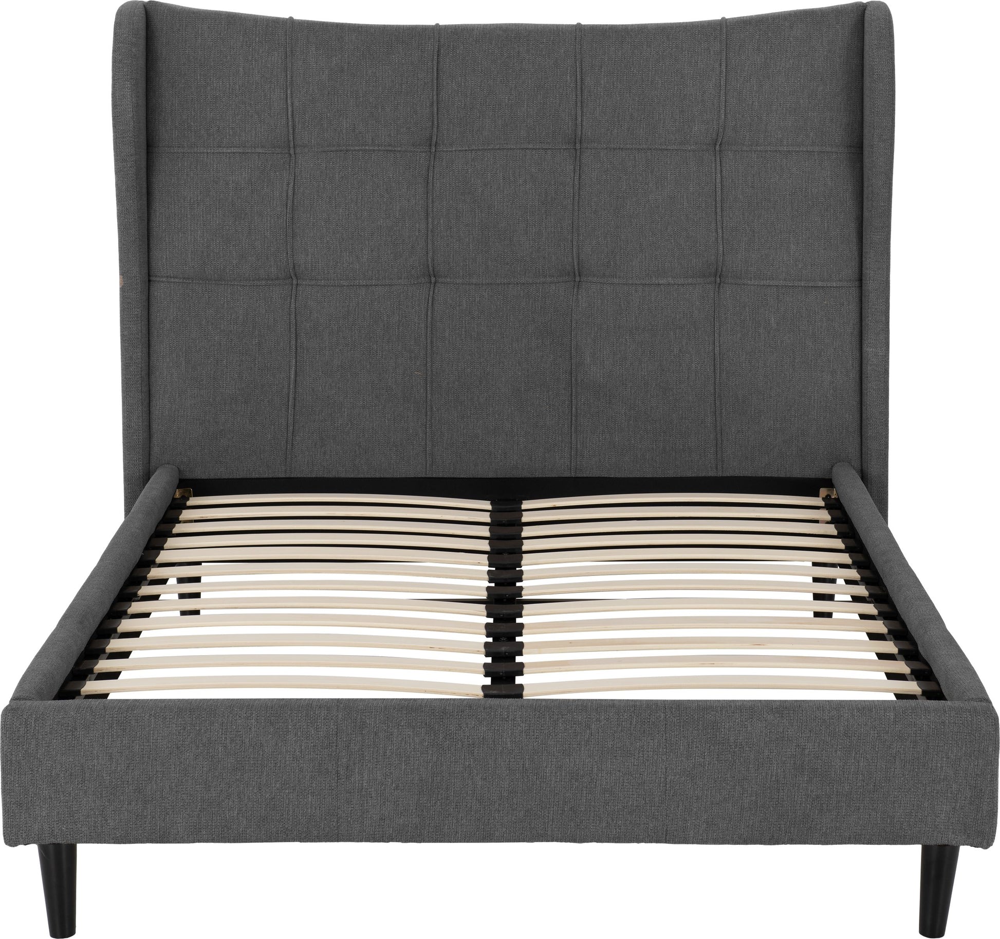 Verona 5' Bed - Grey Fabric