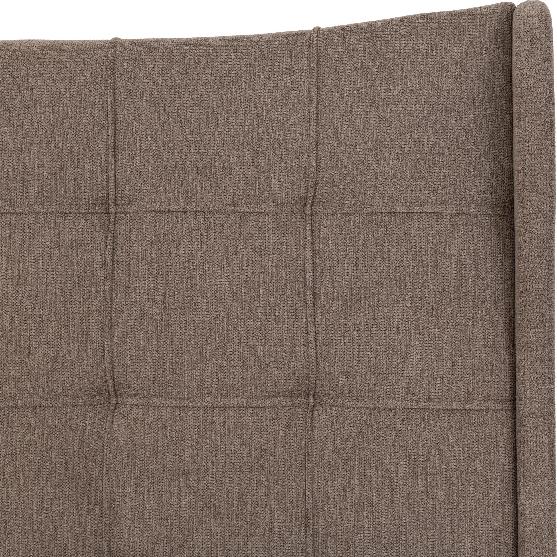 Verona Ottoman 4'6" Bed - Brown Fabric