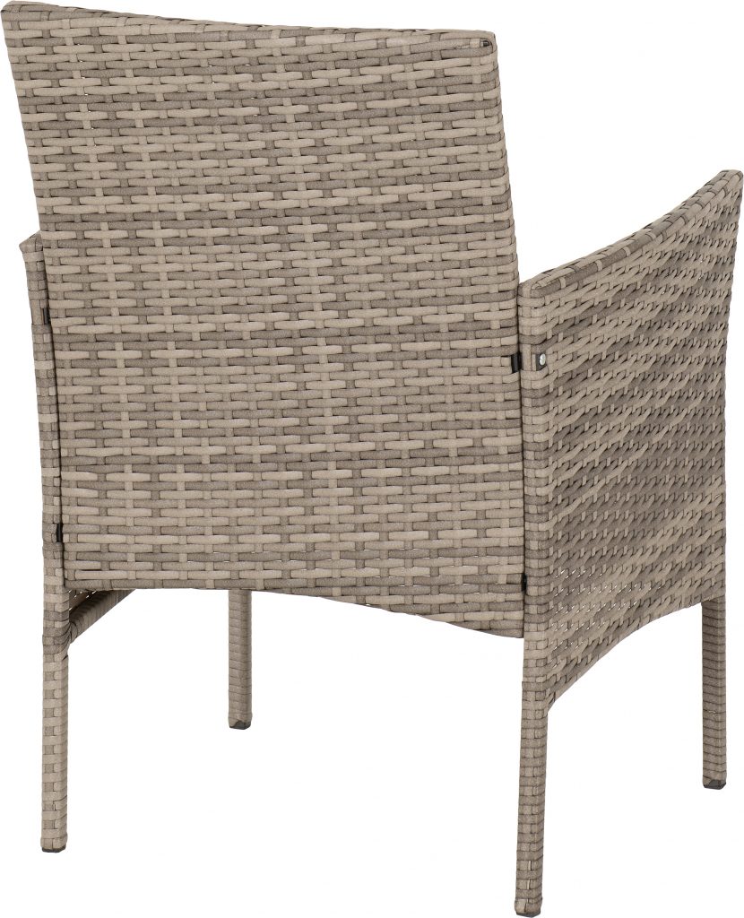 Rattan outdoor chair on a white background