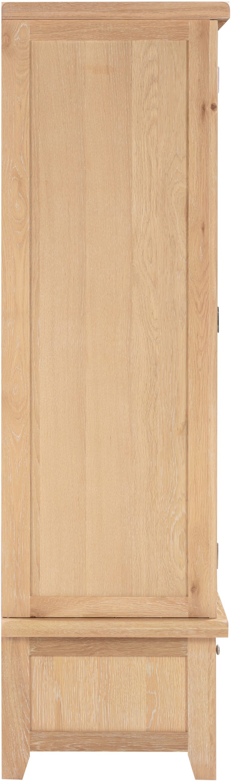 Windsor 2 Door 1 Drawer Wardrobe – Natural Oak