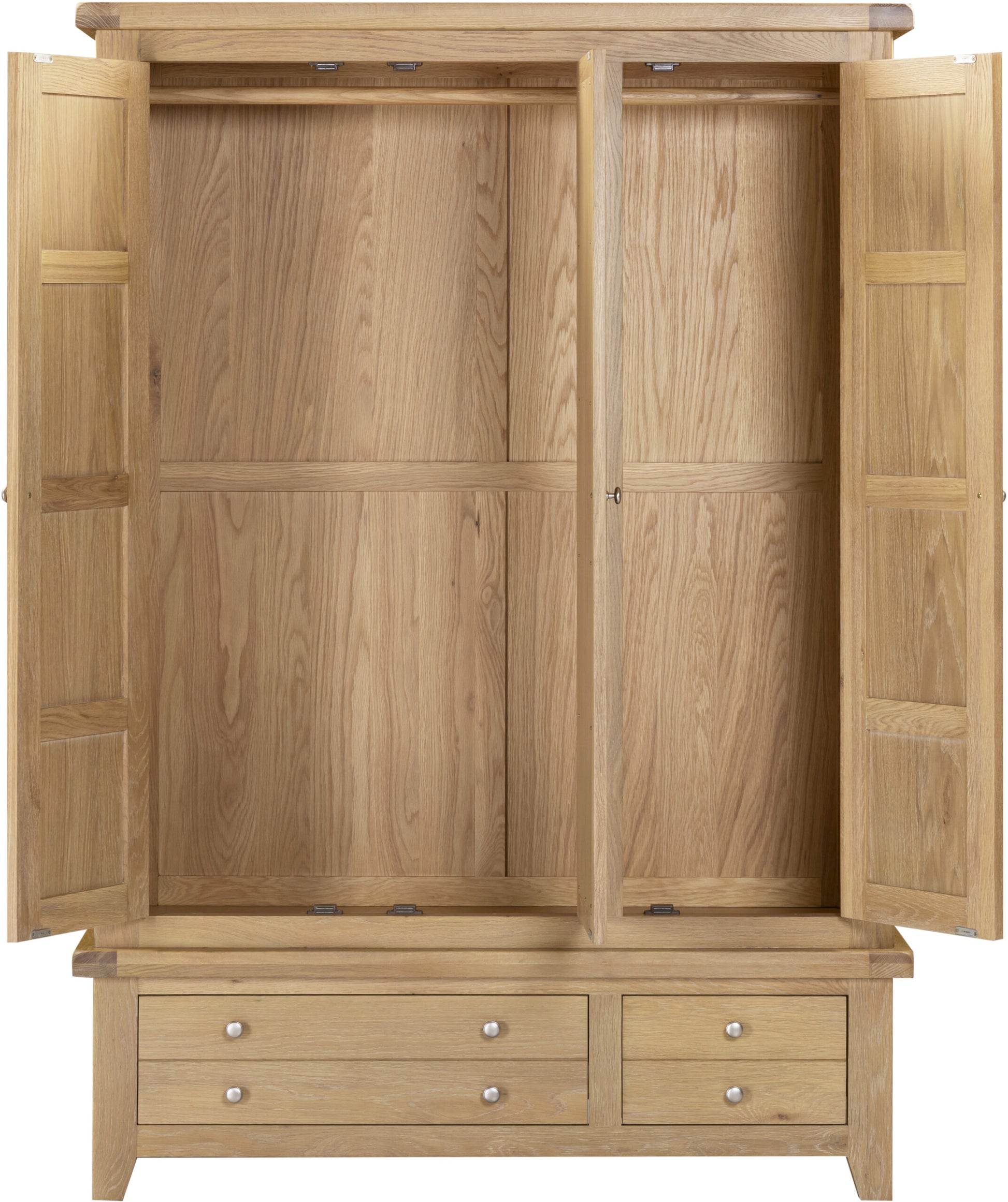 Windsor 3 Door 2 Drawer Wardrobe – Natural Oak
