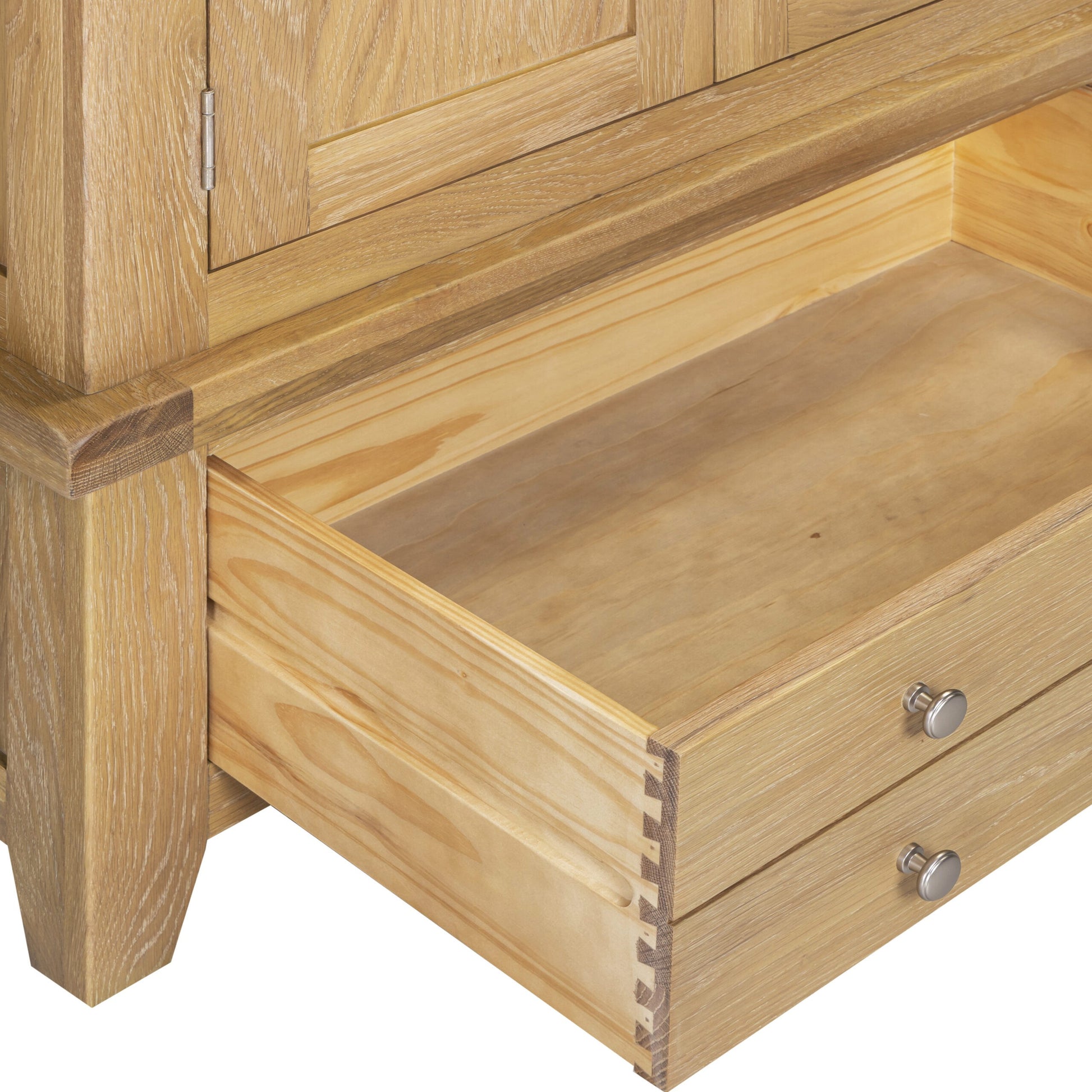 Windsor 3 Door 2 Drawer Wardrobe – Natural Oak