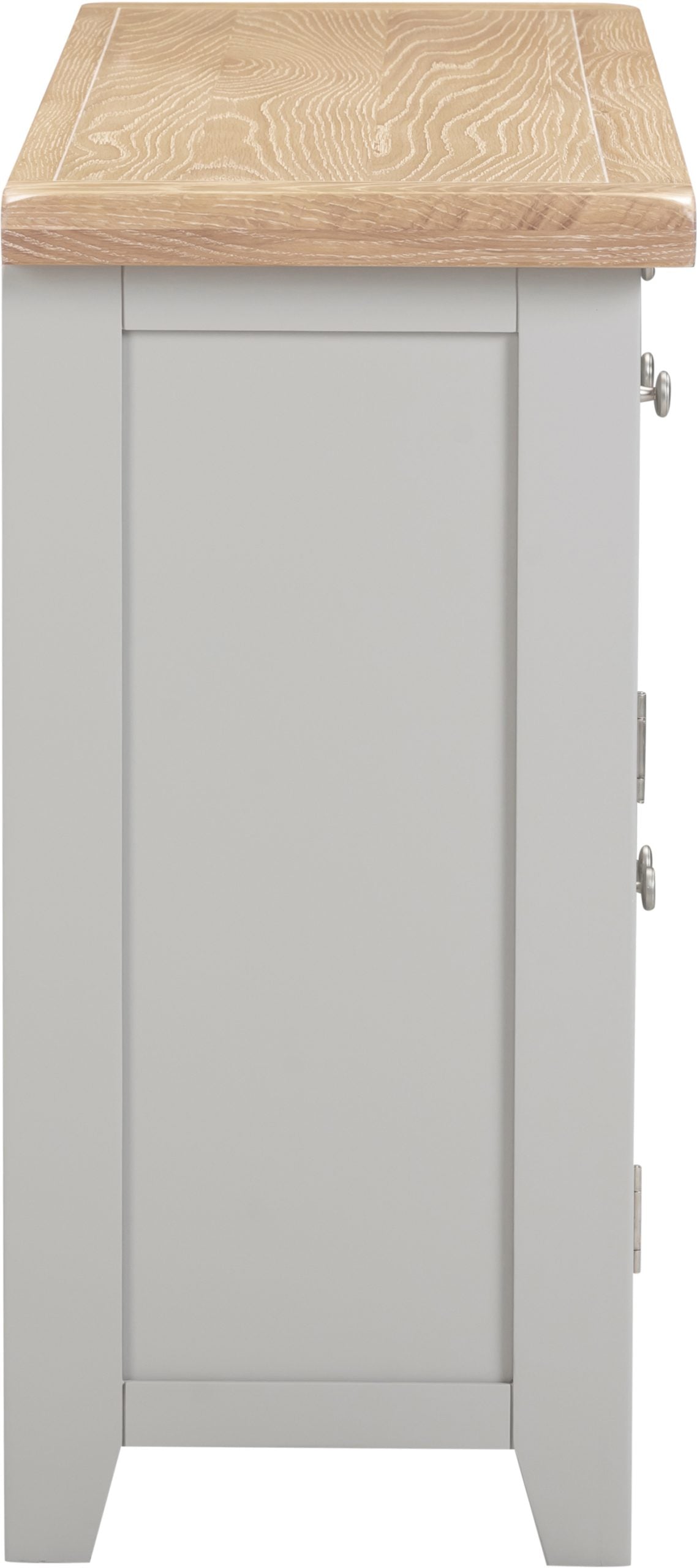 Windsor 3 Door 3 Drawer Sideboard – Pebble Grey/Oak