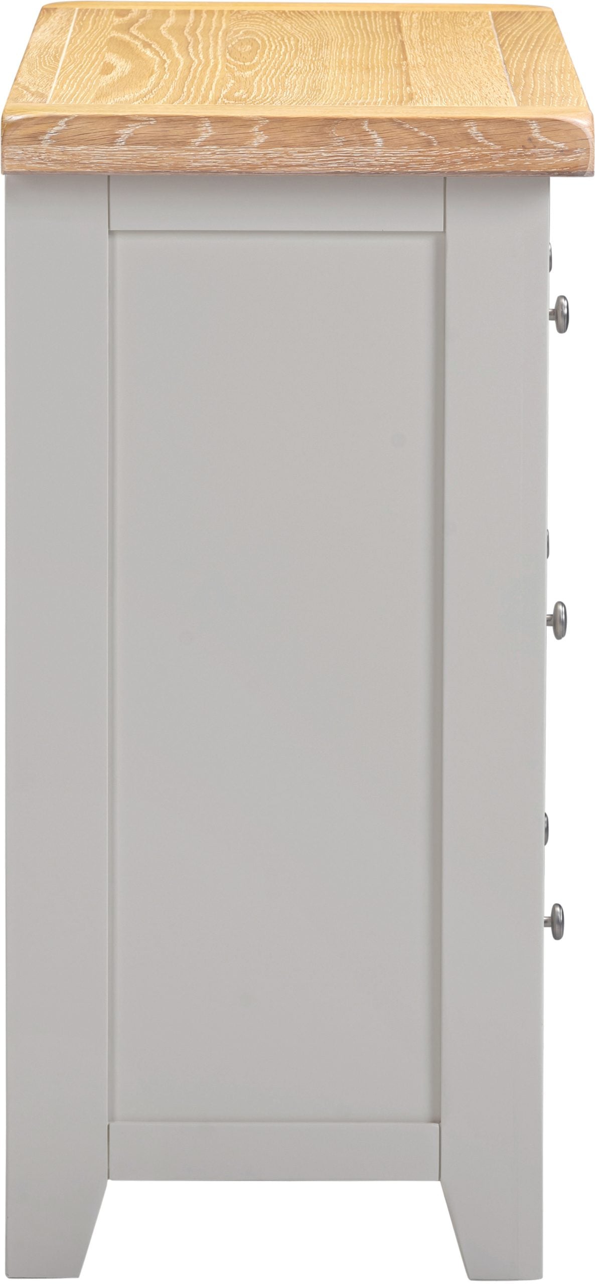 Windsor 3 Drawer Chest - Pebble Grey/Oak