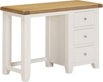Windsor 3 Drawer Dressing Table - Ivory/Oak