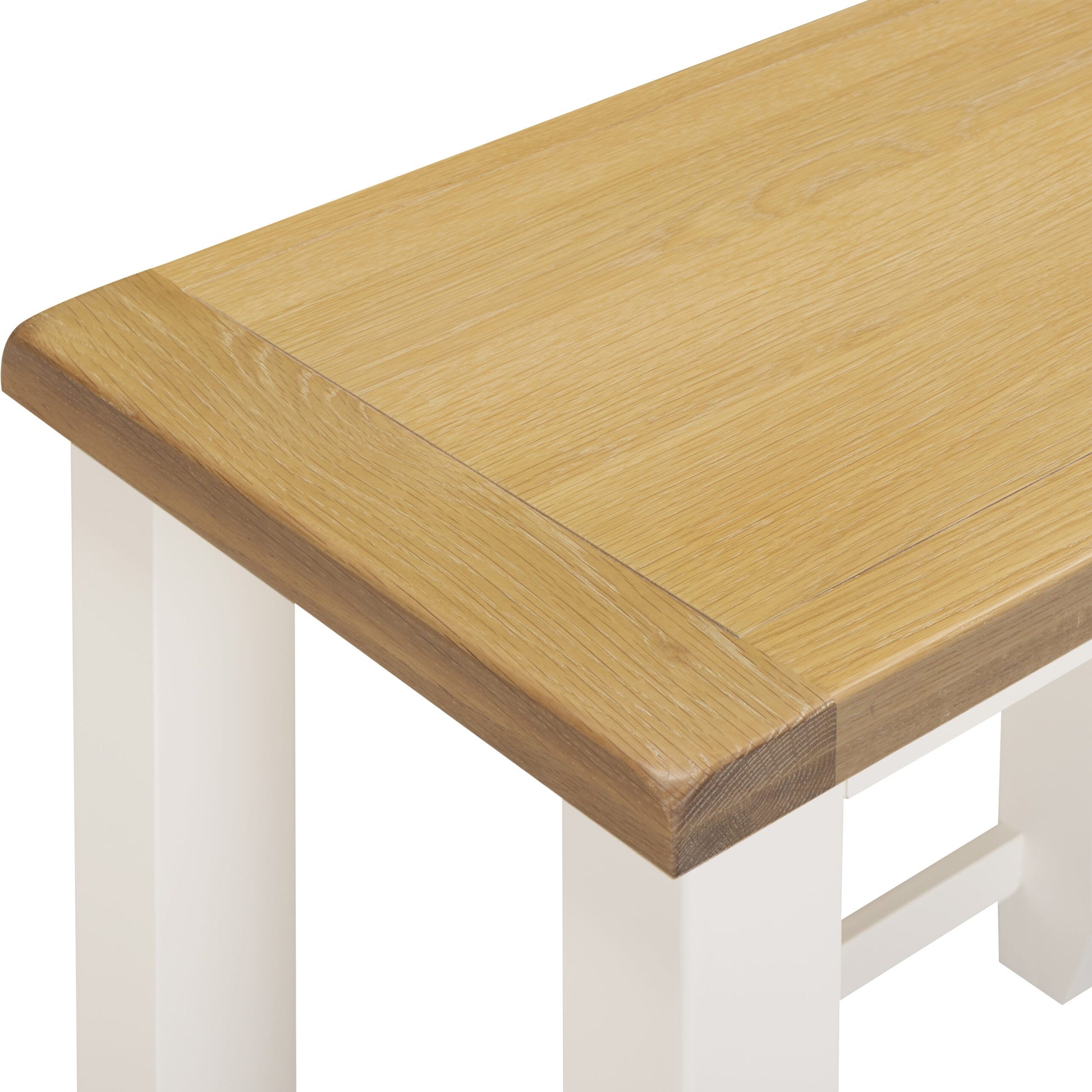 Windsor 3 Drawer Dressing Table - Ivory/Oak