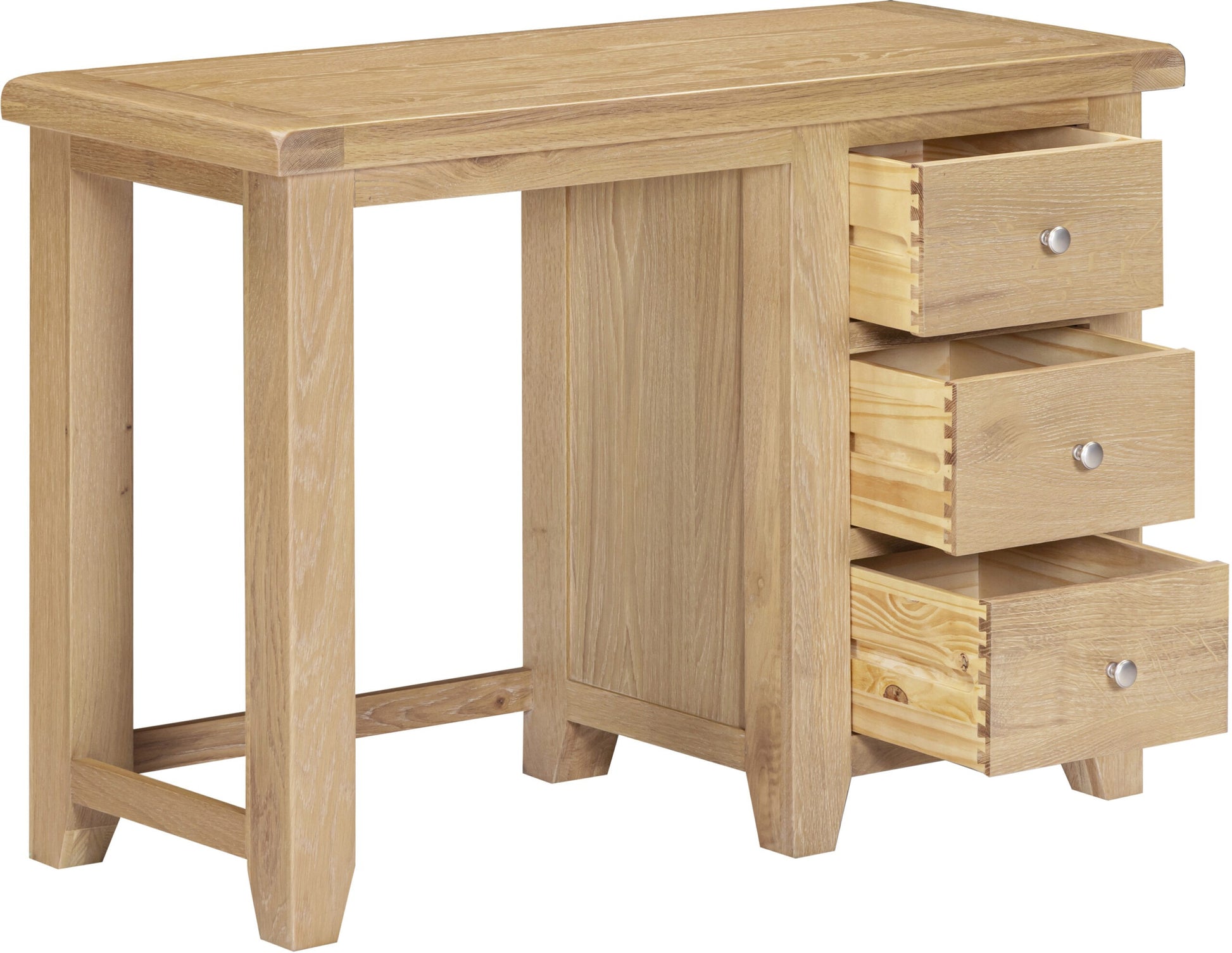 Windsor 3 Drawer Dressing Table - Natural Oak