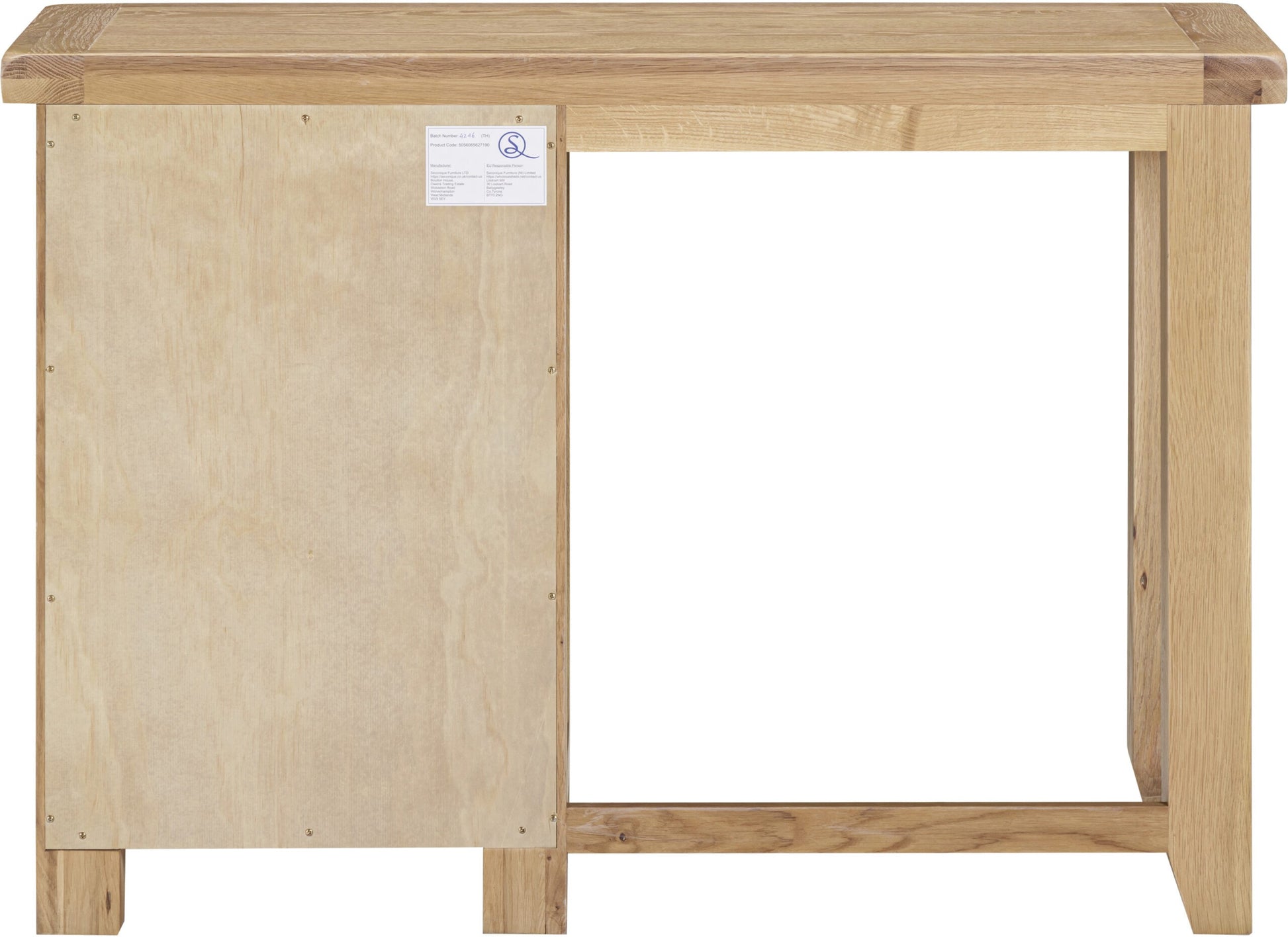 Windsor 3 Drawer Dressing Table - Natural Oak