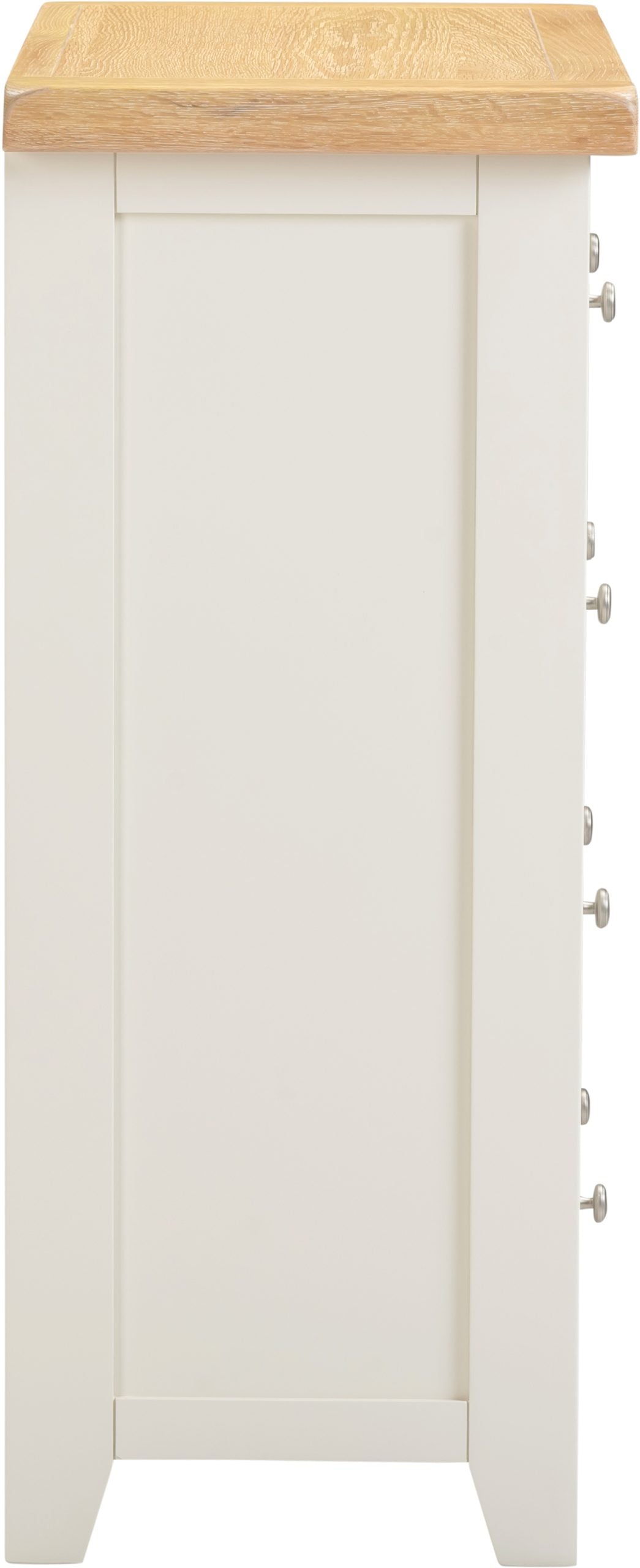Windsor 3+2 Drawer Chest - Ivory/Oak