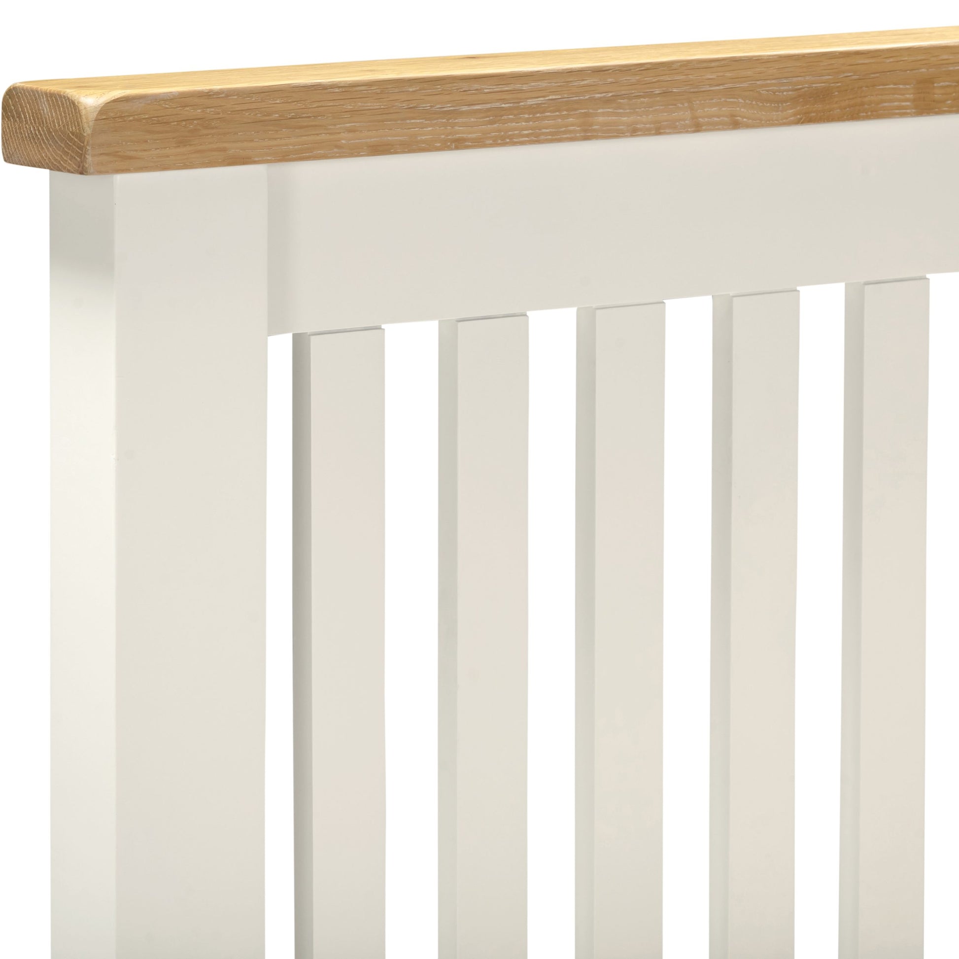 Windsor 4'6" Bed Low Foot End - Ivory/Oak