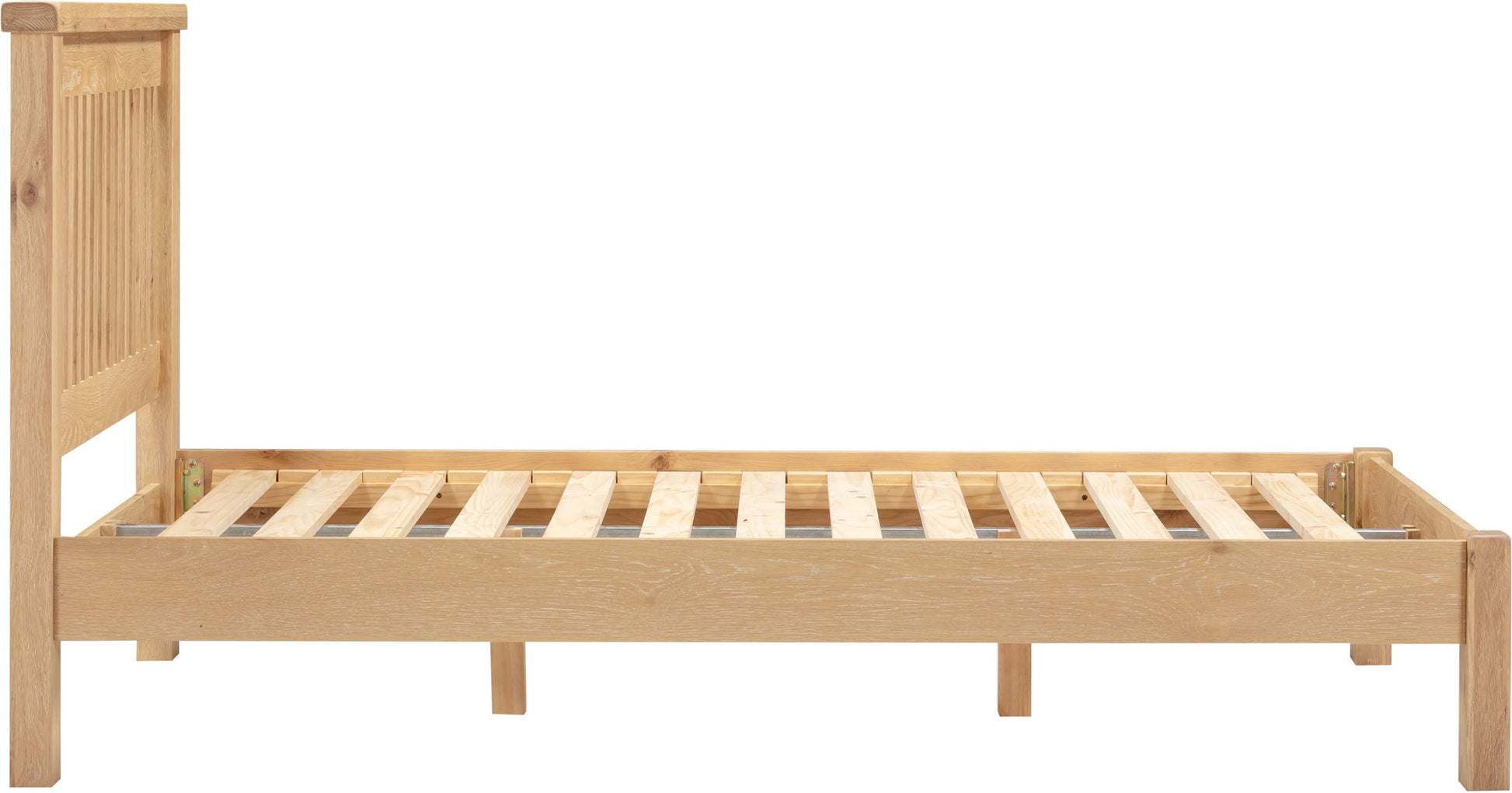 Windsor 4'6" Bed Low Foot End - Natural Oak