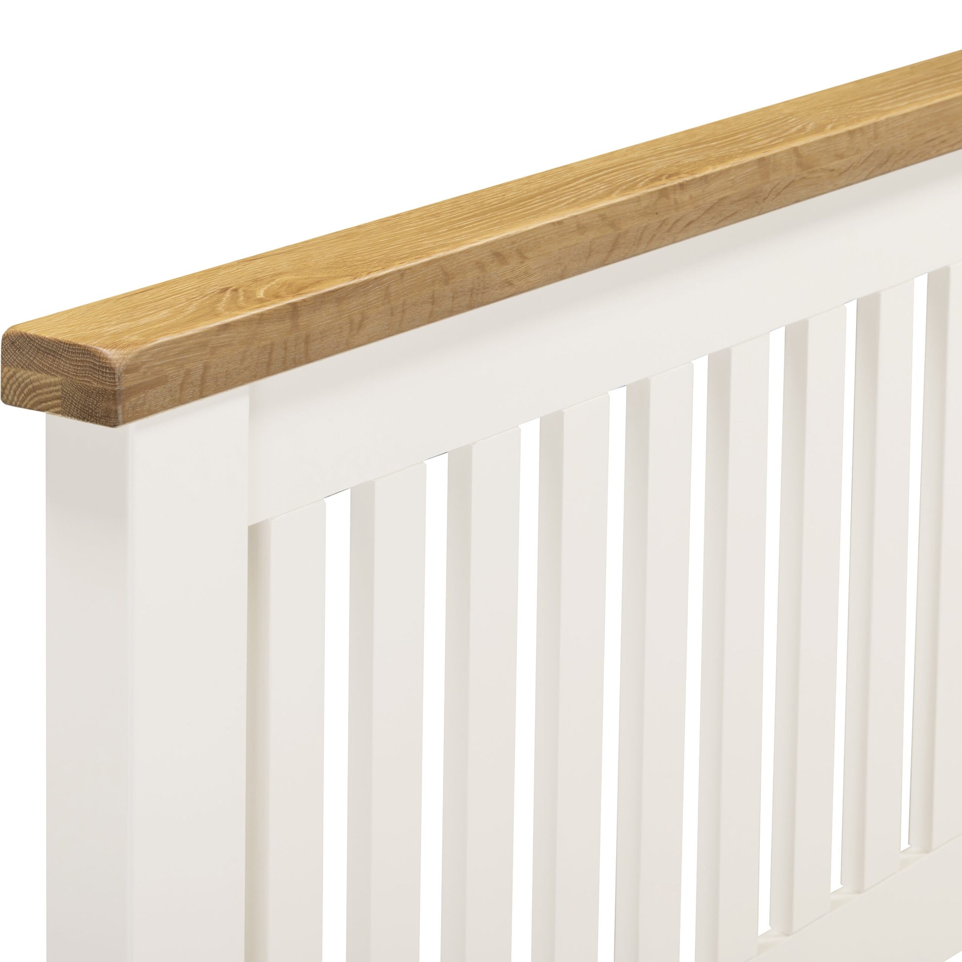 Windsor 5' Bed Low Foot End - Ivory/Oak