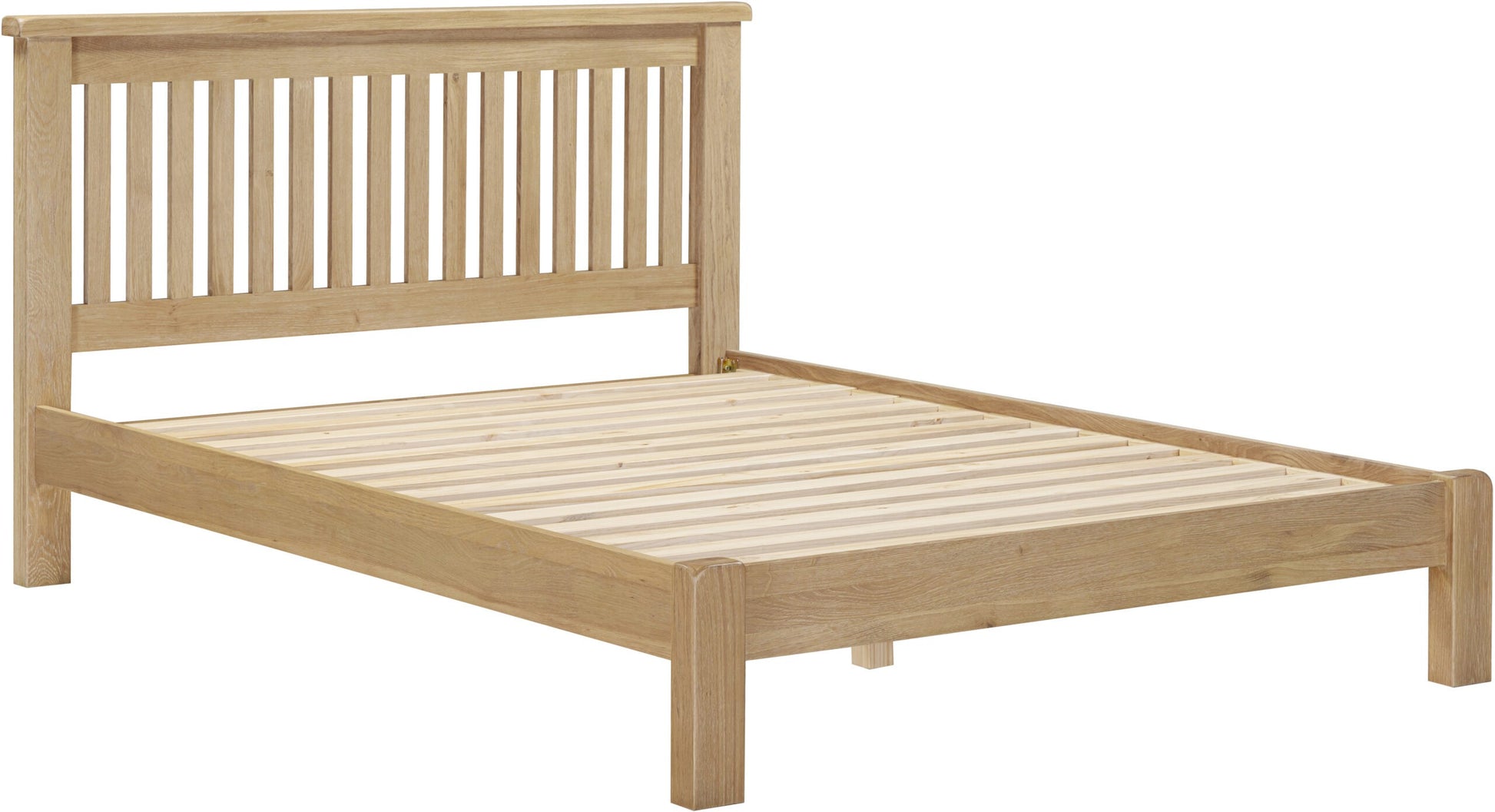 Windsor 5' Bed Low Foot End - Natural Oak