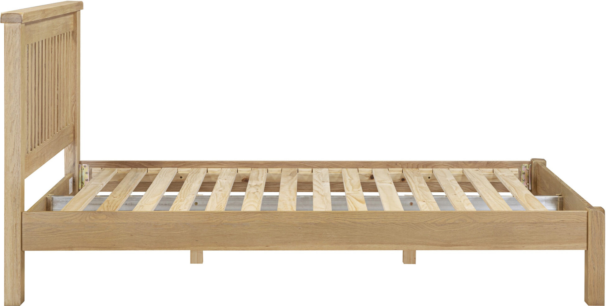 Windsor 5' Bed Low Foot End - Natural Oak