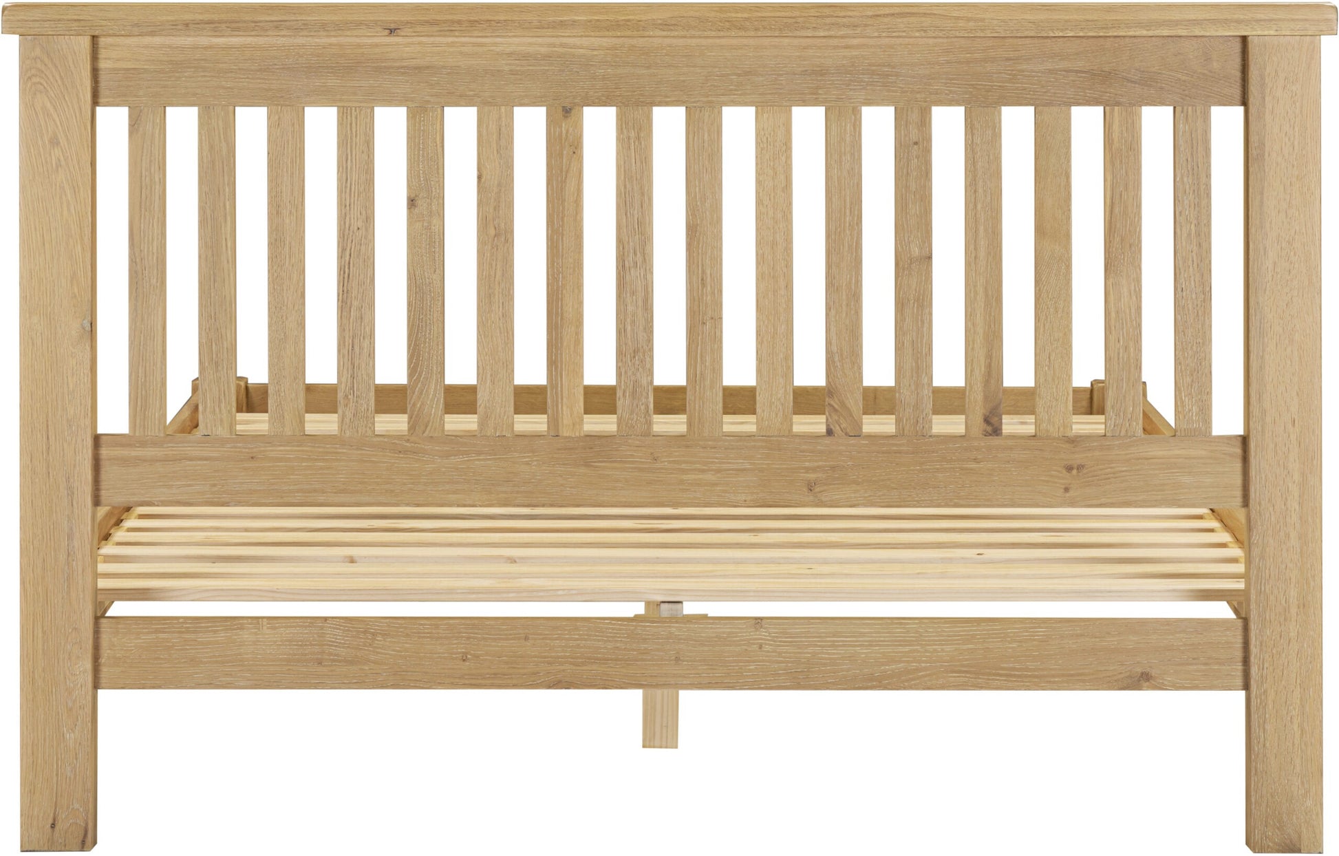 Windsor 5' Bed Low Foot End - Natural Oak