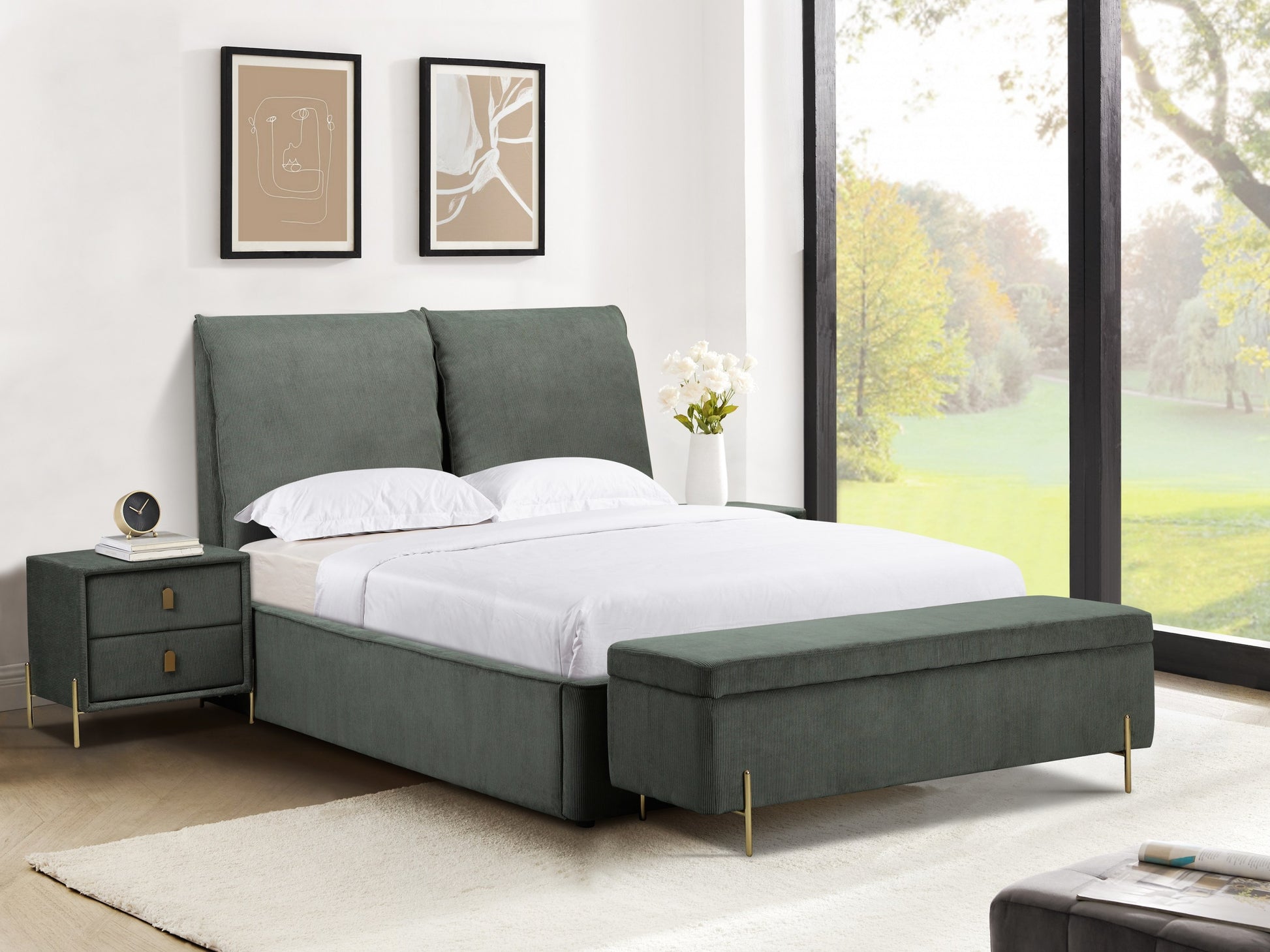 Waterford Bed Set Green