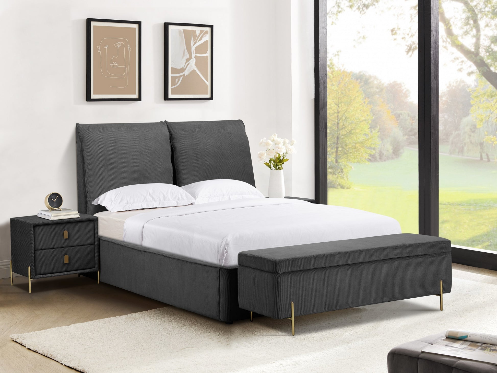 Waterford Bed Set Grey
