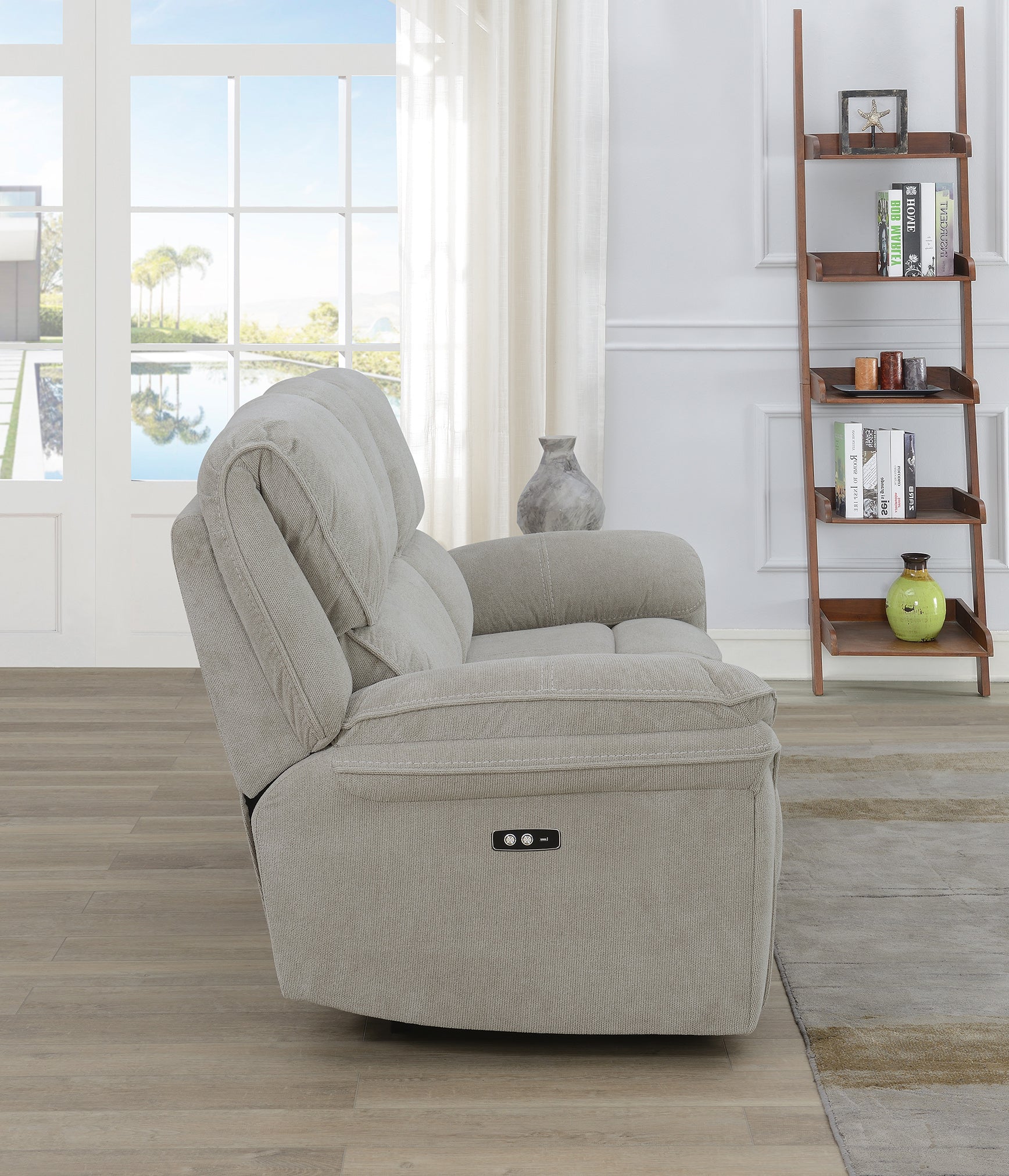 Westbury 3+2 Electric Reclining Sofas- Beige