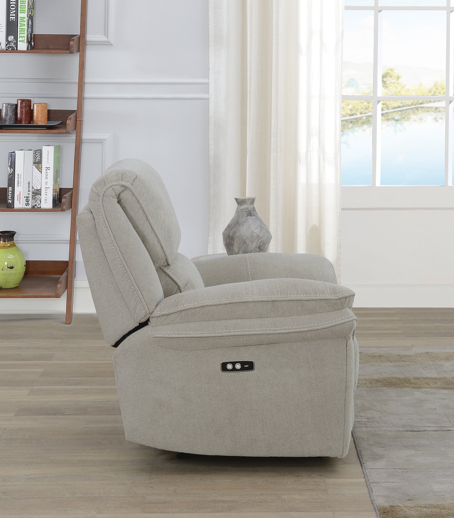 Westbury Electric Recliner Armchair- Beige