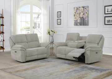 Westbury 3+2 Electric Reclining Sofas- Beige