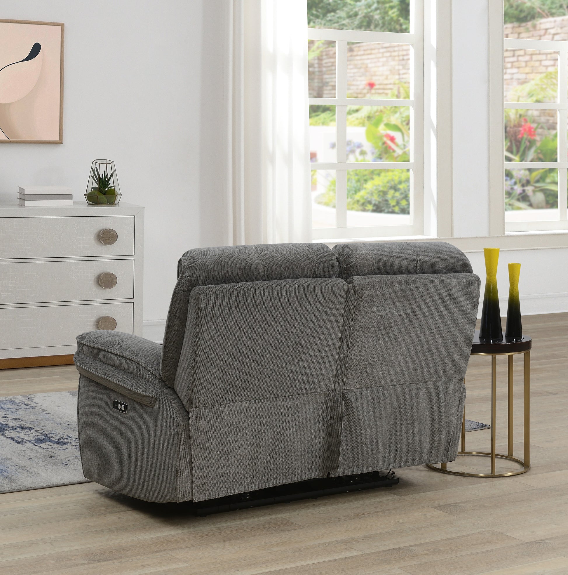 Westbury 2 Seater Electric Recliner Sofa- Stone