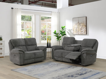Westbury 3+2 Electric Reclining Sofas- Stone