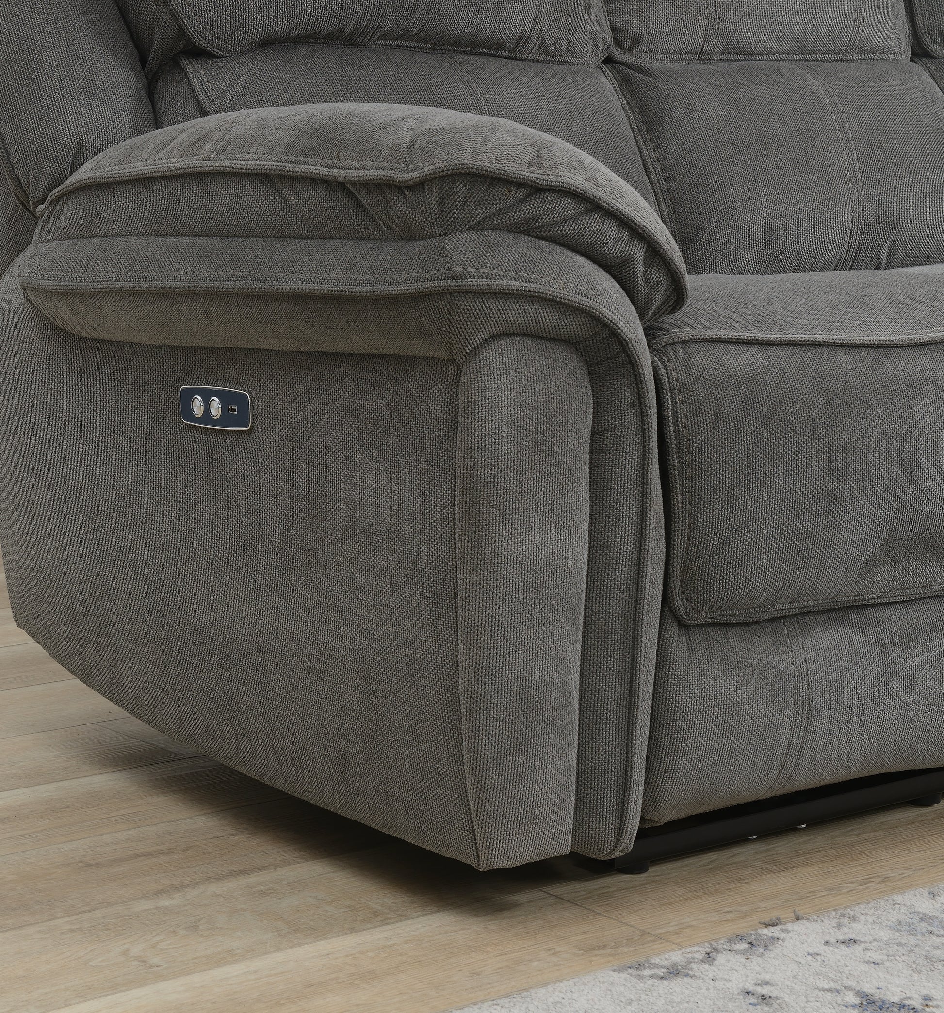 Westbury 2 Seater Electric Recliner Sofa- Stone