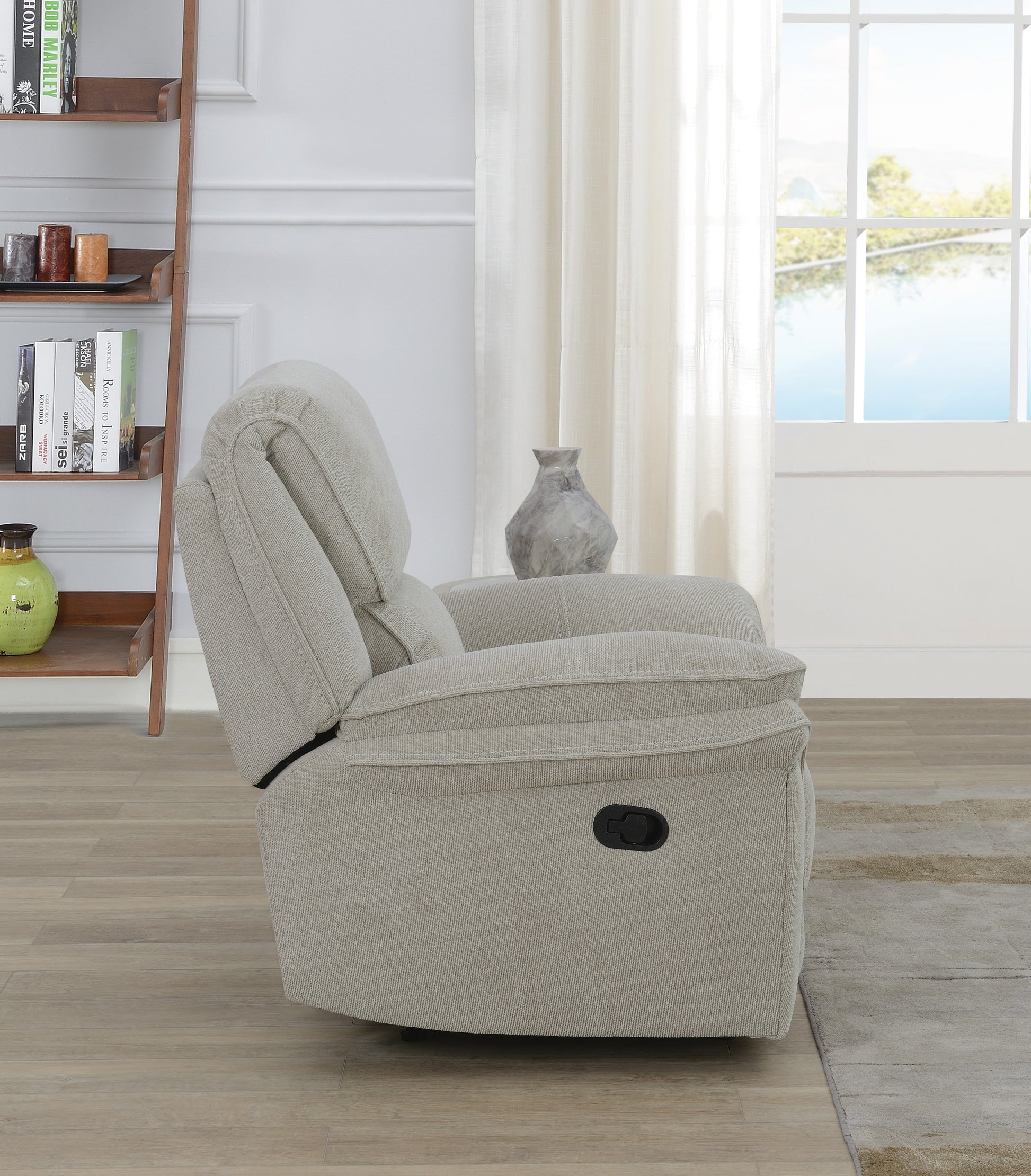 Westbury Manual Recliner Armchair- Beige