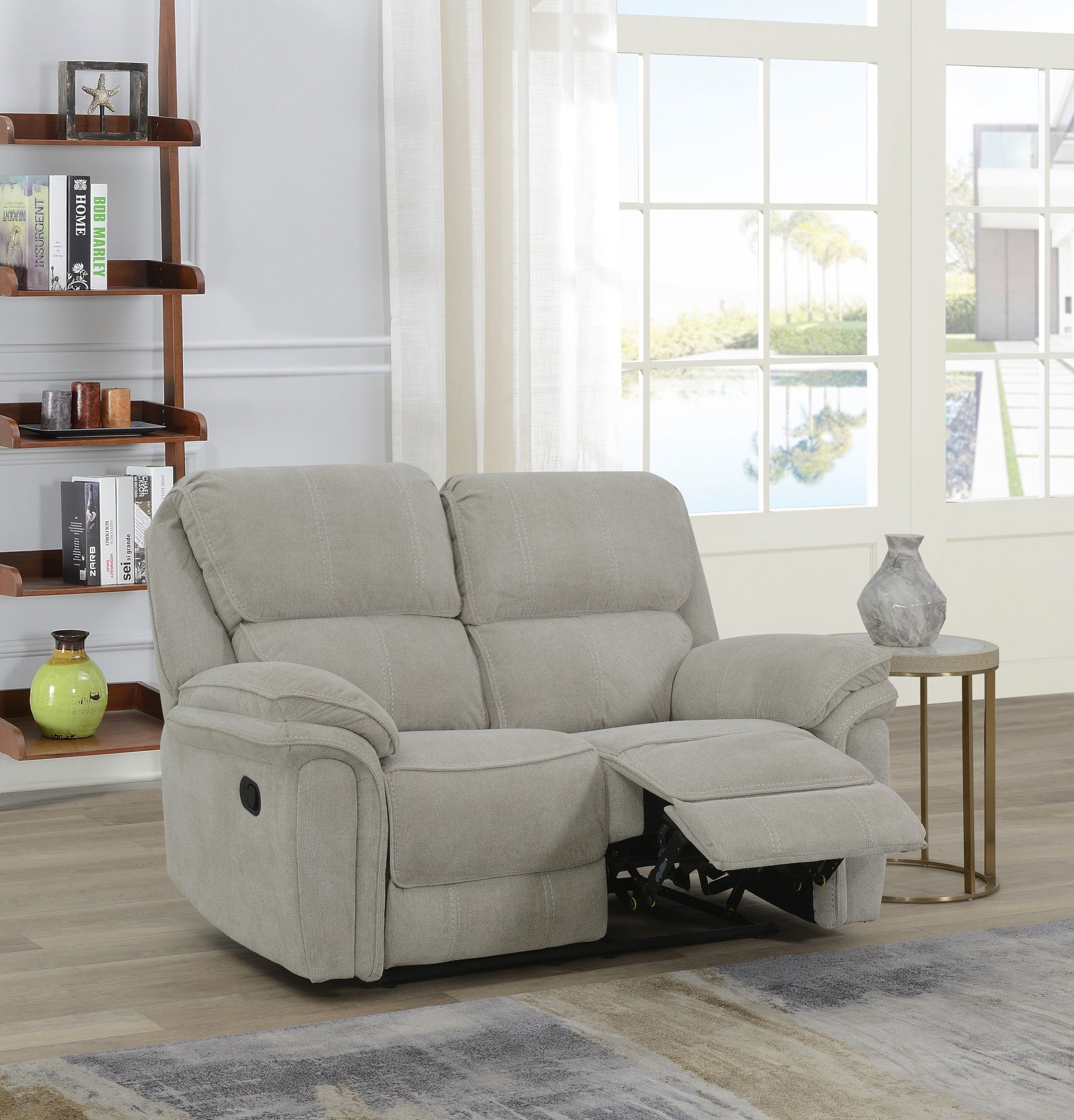 Westbury 2 Seater Manual Recliner Sofa- Beige