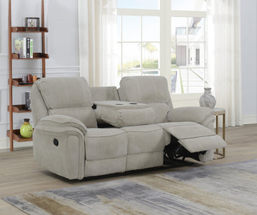 Westbury 3 Seater Manual Recliner Sofa- Beige