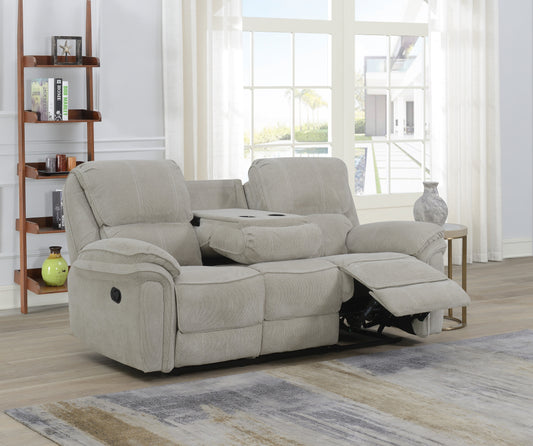 Westbury 3 Seater Manual Recliner Sofa- Beige
