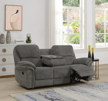 Westbury 3 Seater Manual Recliner Sofa- Stone