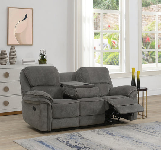 Westbury 3 Seater Manual Recliner Sofa- Stone