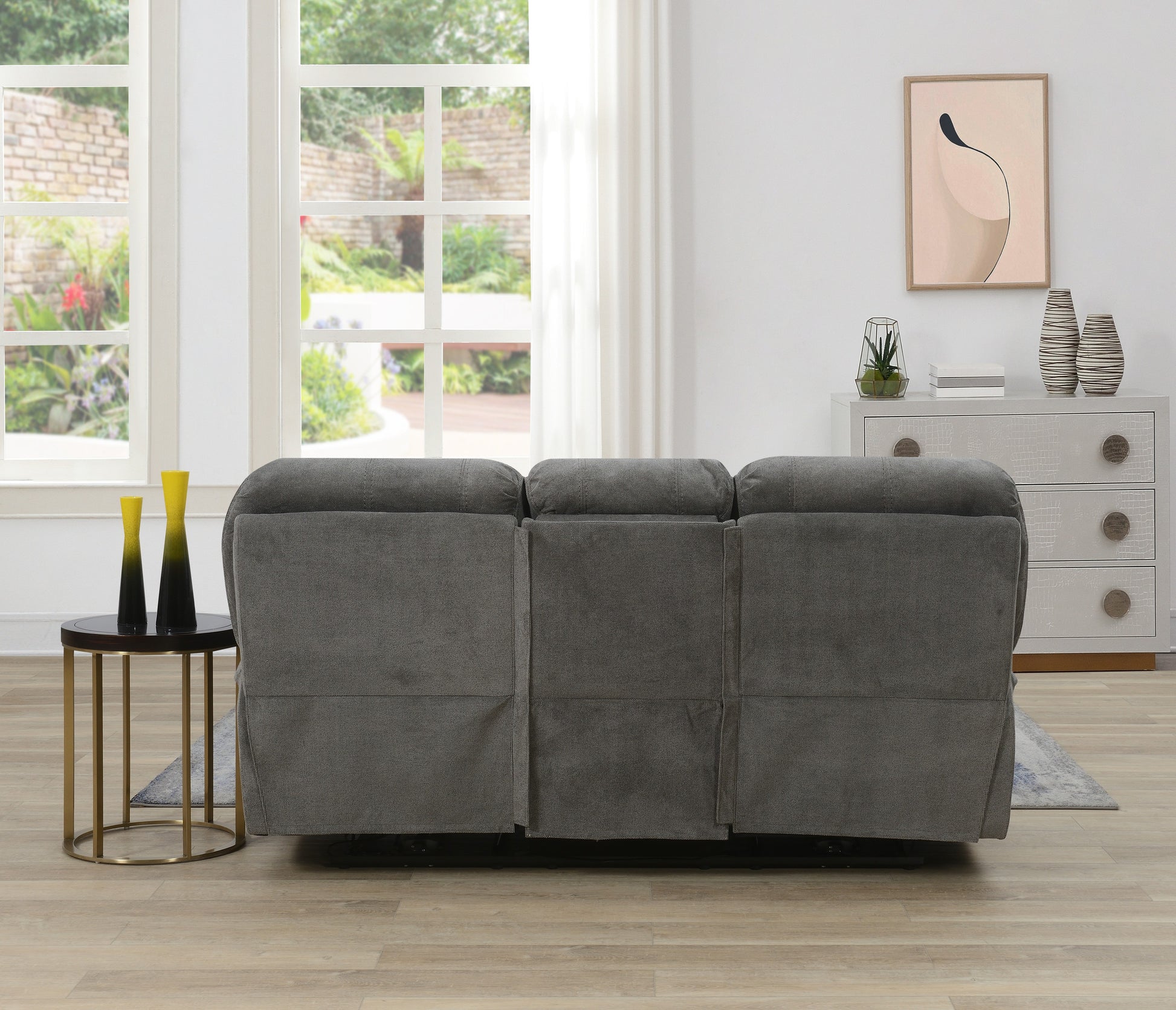 Westbury 3+1+1 Electric Reclining Sofas- Stone