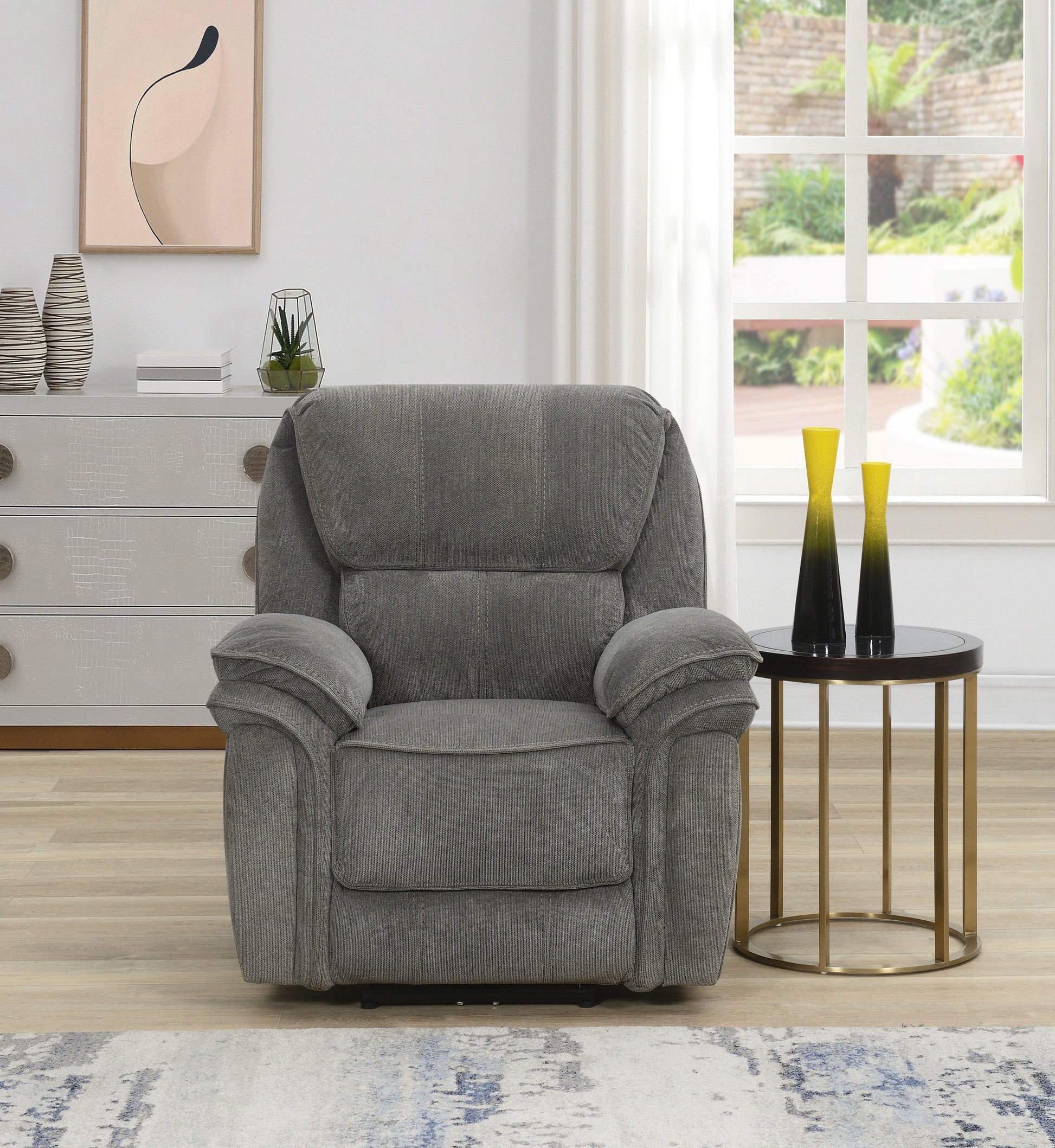 Westbury 3+1+1 Electric Reclining Sofas- Stone