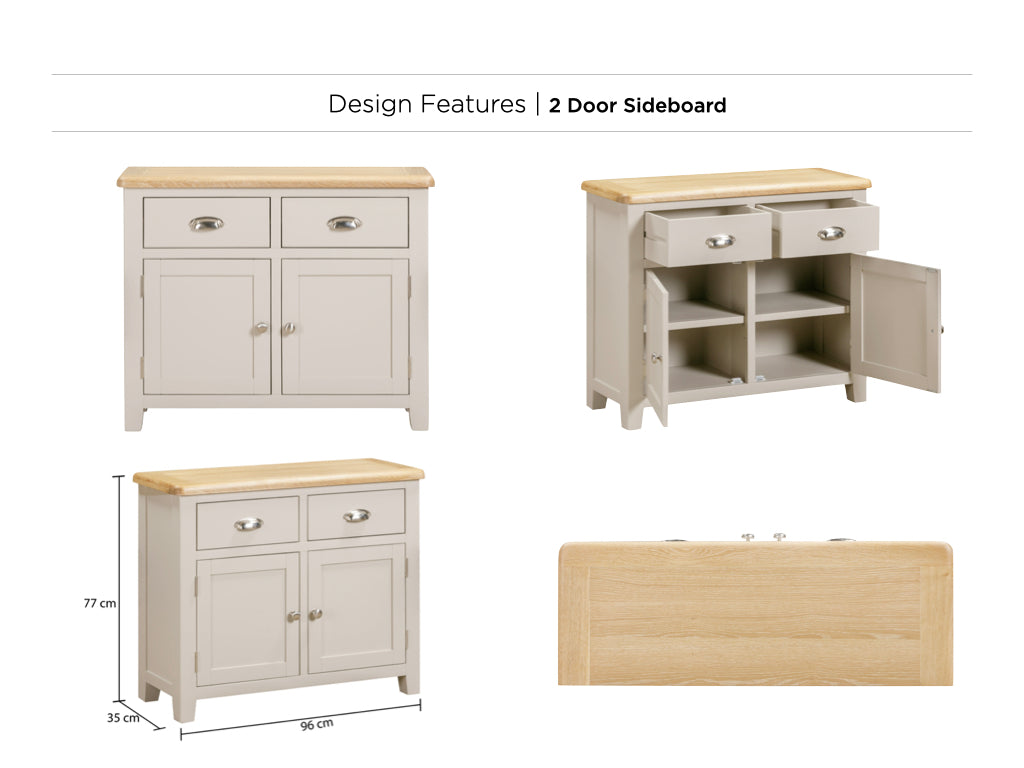 Windermere 2 Door Sideboard- Painted