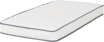 Yasmin 3' Single Roll-Up Mattress 18cm (Bonnell Spring) – White