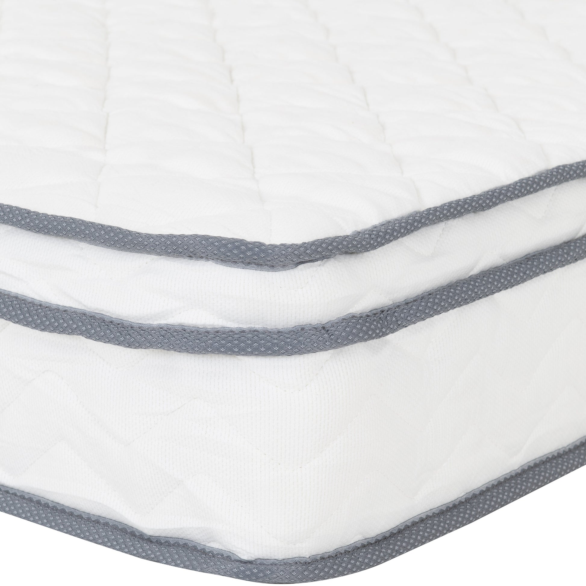 Yasmin 4'6" Roll-Up Mattress 24cm (Pocket Spring) - White
